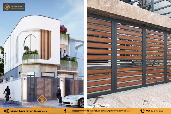 Xu hướng cổng hiện đại 2024 cho thiết kế nhà phố quận 3