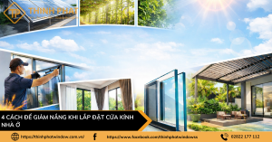 4 cách để giảm nắng khi lắp đặt cửa kính nhà ở