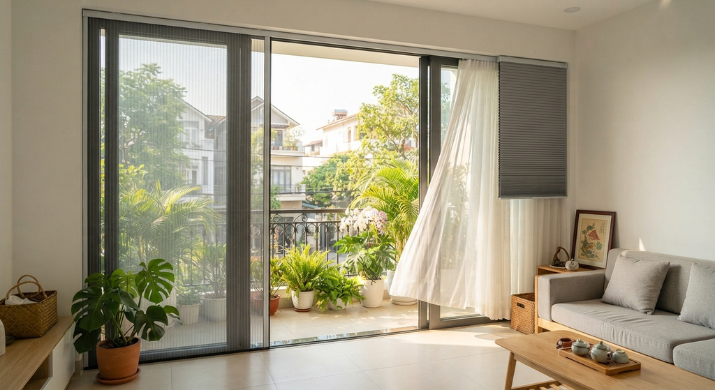 Cửa Lưới Xếp 2in1 (5)