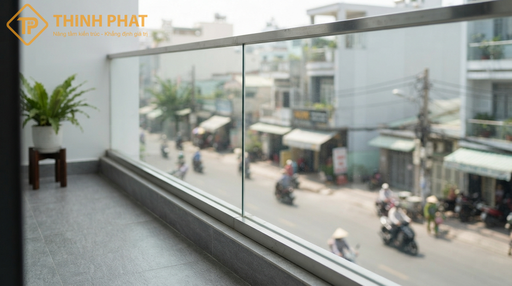 Kính cường lực ban công (1)